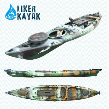 Liker Kajak-Modell-Boots-einzelnes Sitz-Fischen-Kajak-stabile Qualität für Soem-Großverkauf